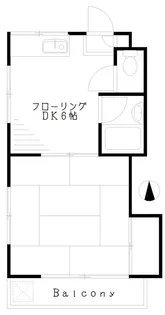 グリーンハイツB【2階】の間取り