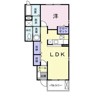 ピアーチェ A【1階】の間取り