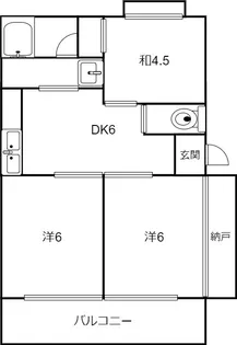 Aハイツ【3階】の間取り