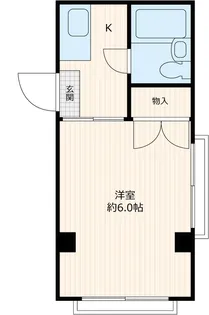 ナカノハイツ【2階】の間取り