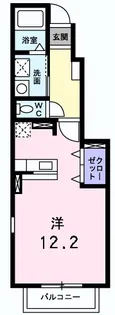 アクア ガーデン II【1階】の間取り