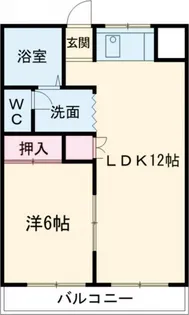 フラットイン【2階】の間取り