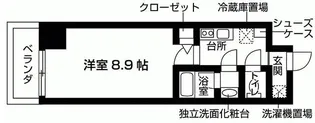 新百合グリーンビル【6階】の間取り