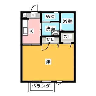 エブリス【2階】の間取り