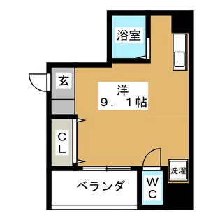 グレイス名駅北【7階】の間取り