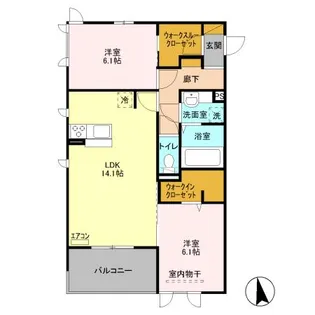 リシェス I【2階】の間取り