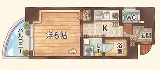 willDo新大阪sI【9階】の間取り