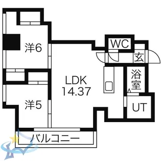 VIOLETTA【3階】の間取り
