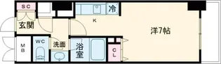 HF駒沢公園レジデンスTOWER【17階】の間取り