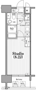 ガーラ・グランディ森下【7階】の間取り