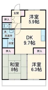第2メゾン和幸【2階】の間取り