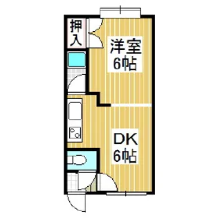 マイン日吉【3階】の間取り