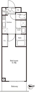 COMFORT YAWATA【3階】の間取り