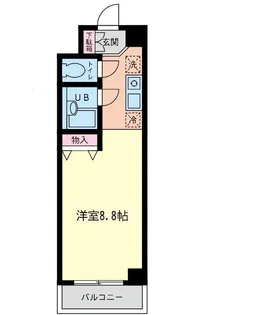 コスモヒルズ中央林間【3階】の間取り