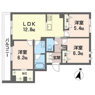 グレイスレジデンス【2階】の間取り