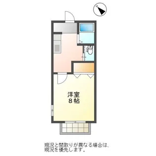 コーポあじさい【1階】の間取り
