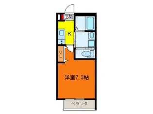 グランシャリオII【2階】の間取り