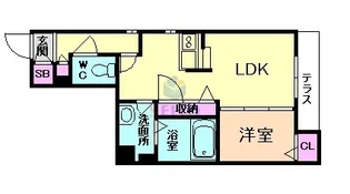 ドルチェ片山【1階】の間取り