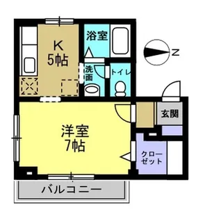 ベルウッド・プランドール【1階】の間取り