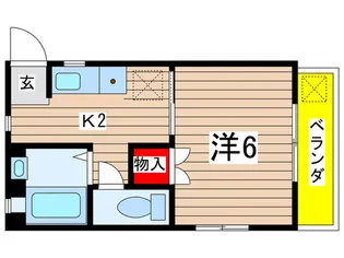 ハイム高橋【1階】の間取り