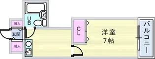 メゾン豊中PART16【4階】の間取り