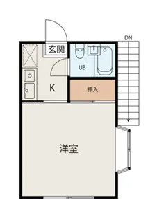 タマハイツ【1階】の間取り