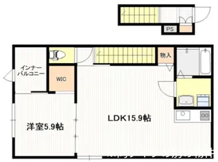 ボン・クレー和木【2階】の間取り