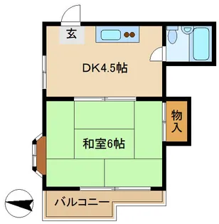 ラメゾンリブラン【2階】の間取り