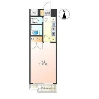 アクアパレス【5階】の間取り
