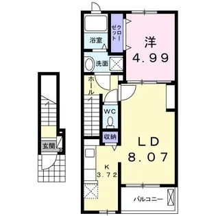 Vialetta【2階】の間取り
