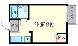 パティオ千里山【3階】の間取り