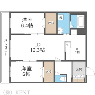 BambinoYamanote【4階】の間取り
