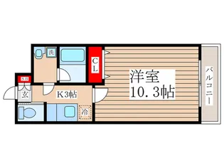 モンフレール清伸【5階】の間取り