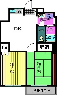 ブルービラ吉原第2【3階】の間取り