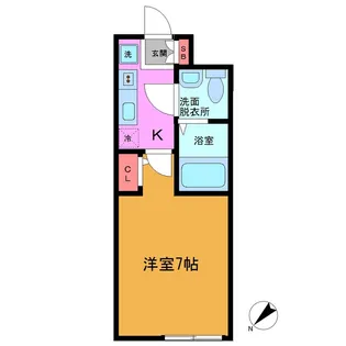 ベリエ松戸【1階】の間取り