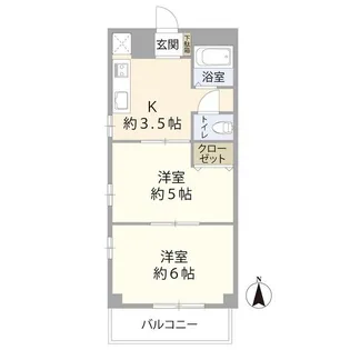 さくらコーポ【2階】の間取り