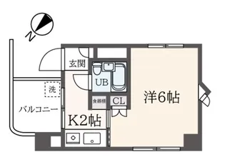 ディジィ川崎【7階】の間取り