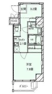 ブルークレール【7階】の間取り
