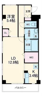 La・nature【3階】の間取り