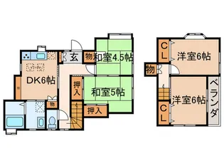 KMTハイツの間取り