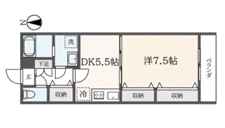 グレースキャッスル【3階】の間取り