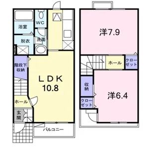 ブリーゼ【1階】の間取り