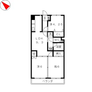 ドリーミー静【2階】の間取り