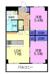 コーポソレイユ【3階】の間取り