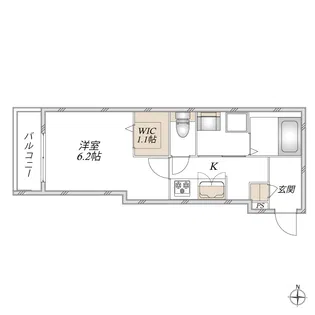 モアノ橘(モアノタチバナ)【3階】の間取り