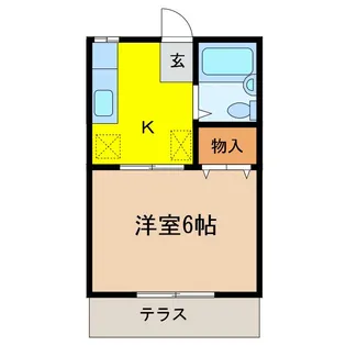 ヴィラAtoZ【1階】の間取り