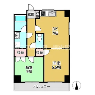 サンマリノ本牧【3階】の間取り