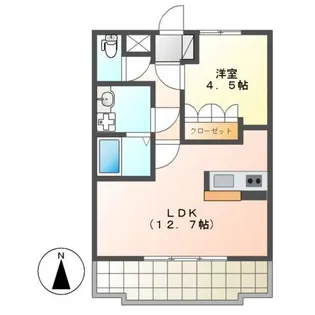 SUN GRACE I【1階】の間取り