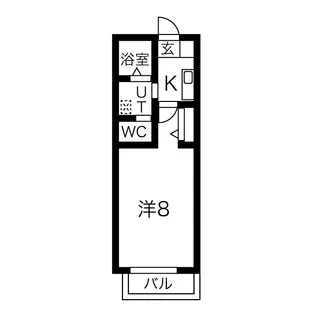 DiasTown大清水【1階】の間取り