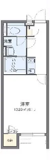 クレイノ大桐【1階】の間取り